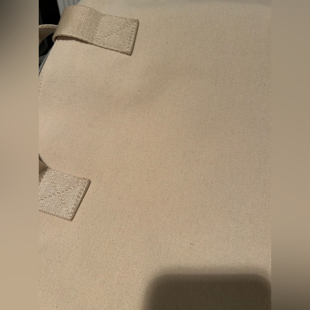 Polo by Ralph Lauren Cream Canvas Duffel Tote Bag - EUC one owner. - Picture 4 of 16